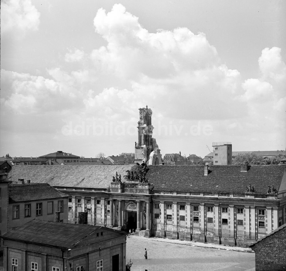 DDR-Fotoarchiv: Potsdam - Potsdam Ruinen der Garnisonkirche