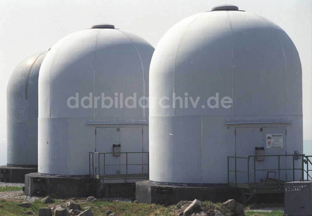 Schierke: Radarkuppeln / Radome auf dem Brocken