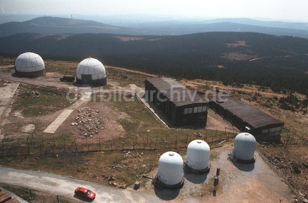 DDR-Bildarchiv: Schierke - Radarkuppeln / Radome dem Brocken