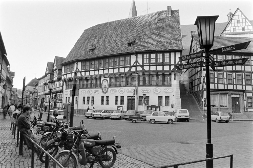 DDR-Bildarchiv: Südharz - Rathaus im Luftkurort Stolberg (Harz) Südharz in der DDR