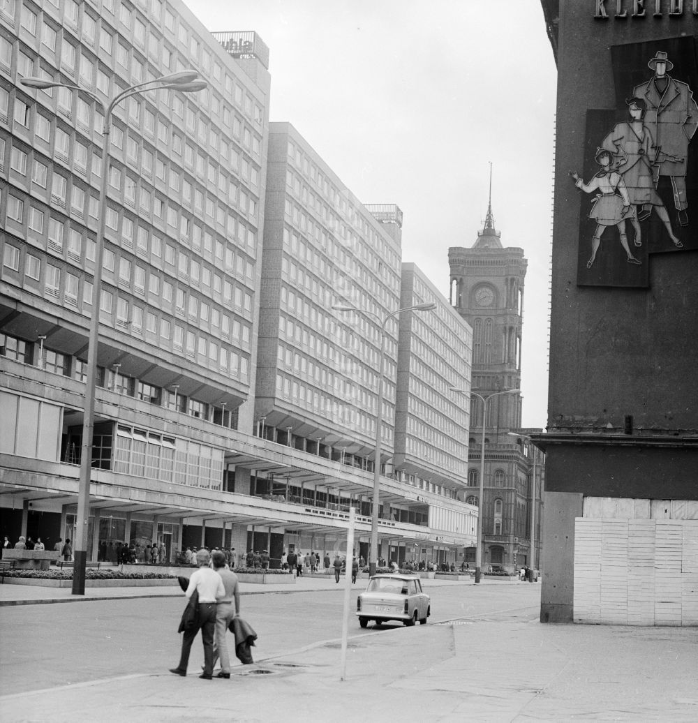 DDR-Fotoarchiv: Berlin - Rathauspassagen in Berlin, der ehemaligen Hauptstadt der DDR, Deutsche Demokratische Republik