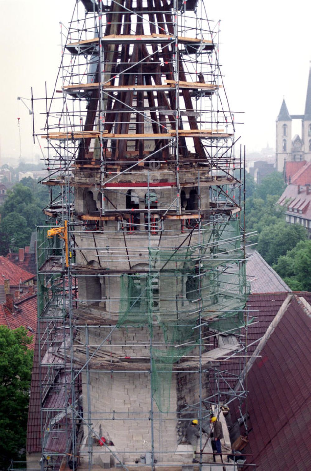 DDR-Fotoarchiv: Halberstadt - Rekonstruktionsarbeiten an der Liebfrauenkirche zu Halberstadt