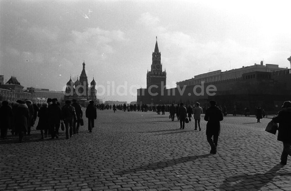 Moskau: Roter Platz in Moskau 1980