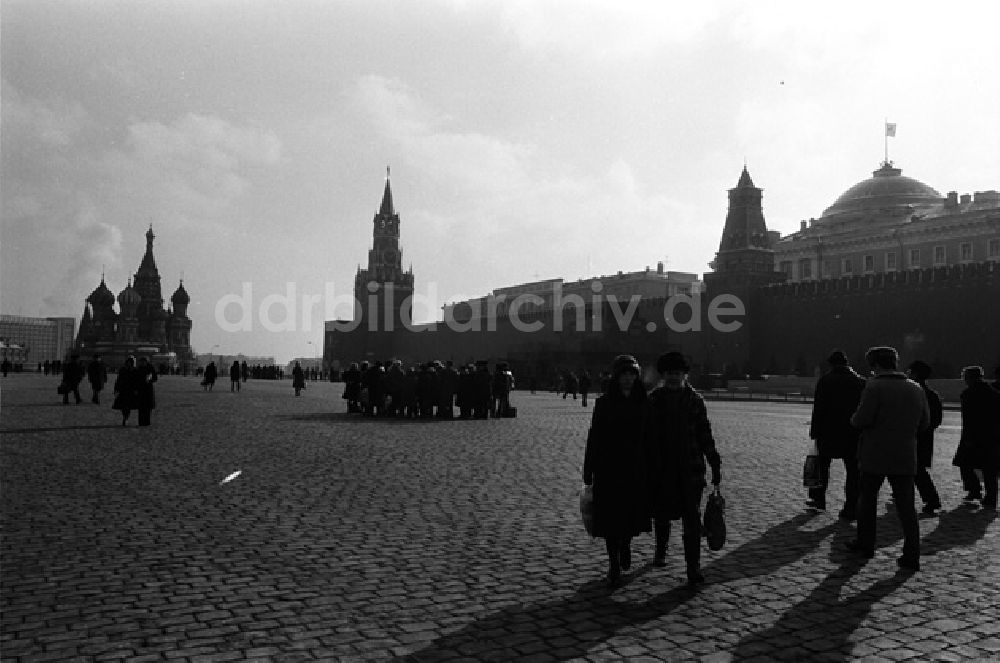 DDR-Bildarchiv: Moskau - Roter Platz in Moskau 1980