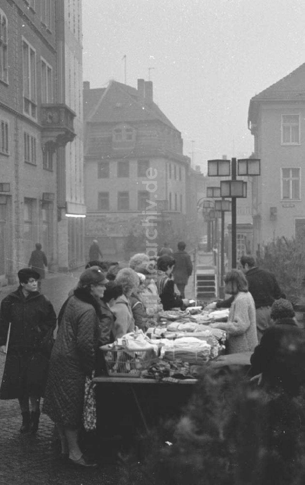 Weißenfels: 11.12.1986 Rundgang durch die Stadt Weißenfels mit einigen Markt