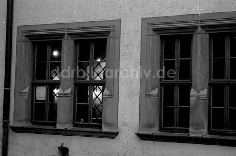 DDR-Fotoarchiv: Weißenfels - 11.12.1986 Rundgang durch die Stadt Weißenfels mit einigen Markt