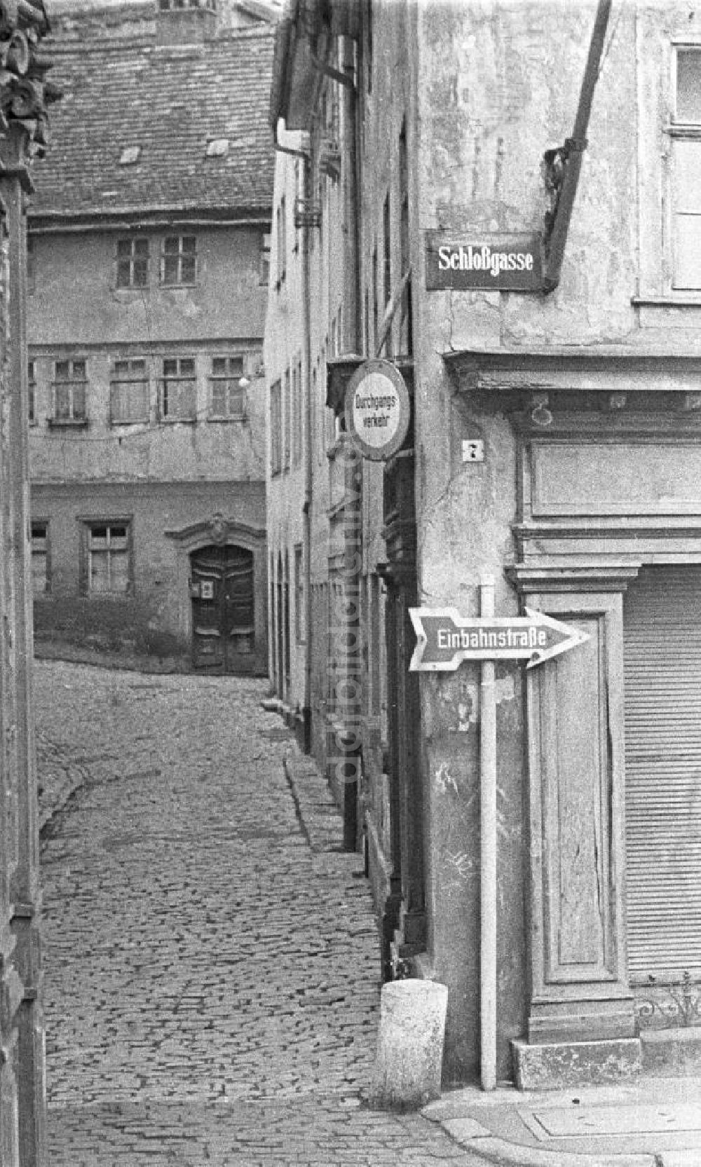 Weimar: Schloßgasse Nr. 7, Weimar 1961