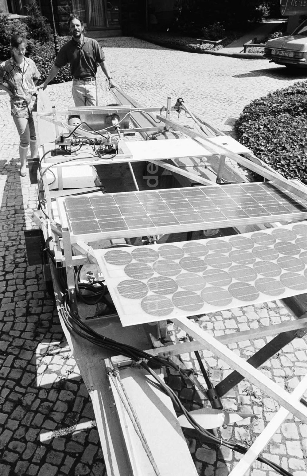DDR-Fotoarchiv: unbekannt - 05.06.92 Solarbootstaufe im Umweltsenat