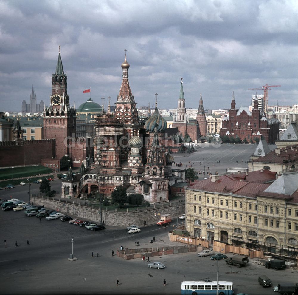Moskau: Sowjetunion - Basilius-Kathedrale Moskau 1967