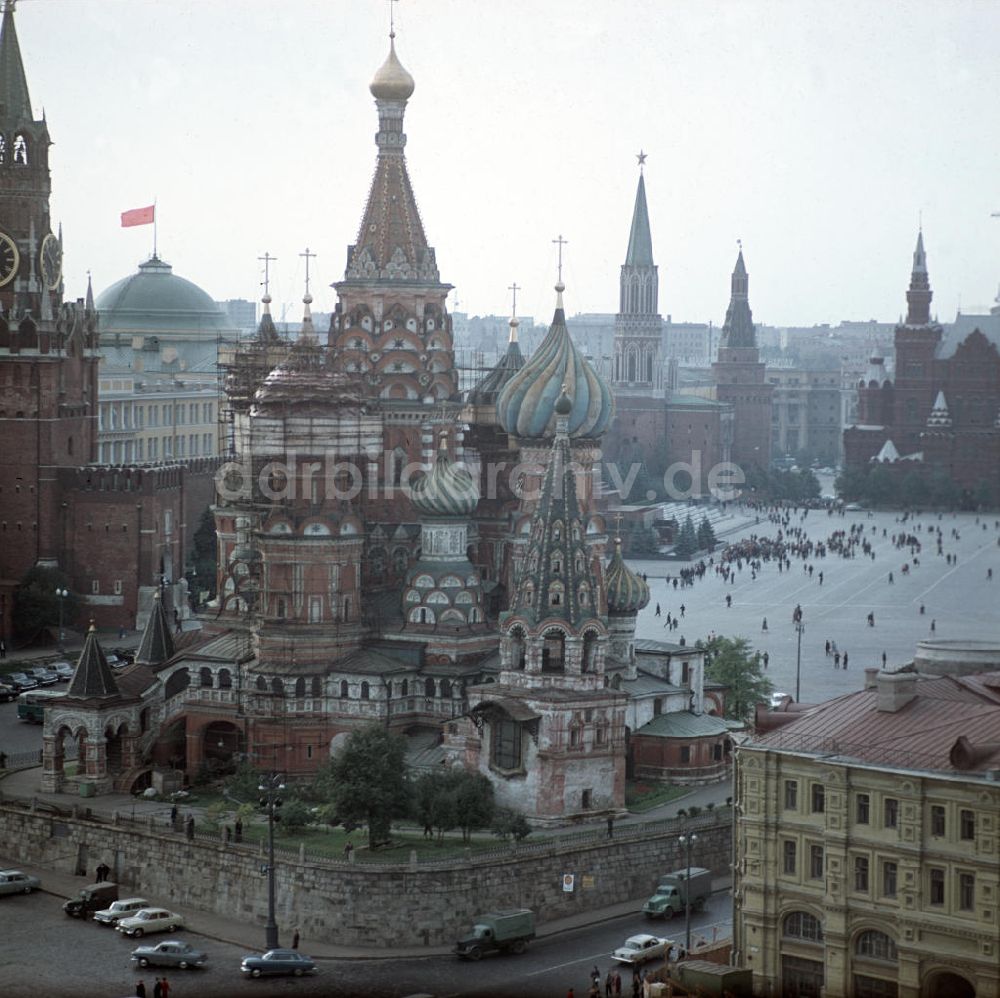 DDR-Bildarchiv: Moskau - Sowjetunion - Basilius-Kathedrale Moskau 1967