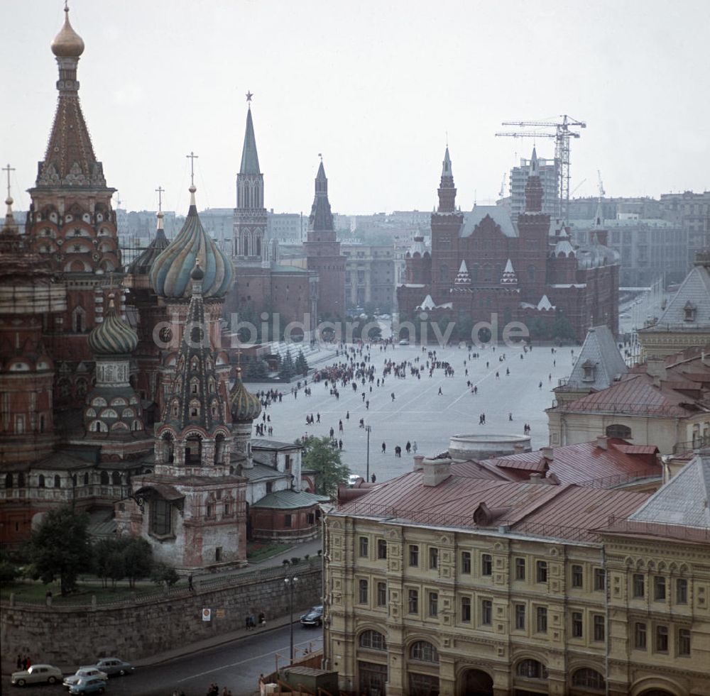 DDR-Bildarchiv: Moskau - Sowjetunion - Roter Platz Moskau 1967