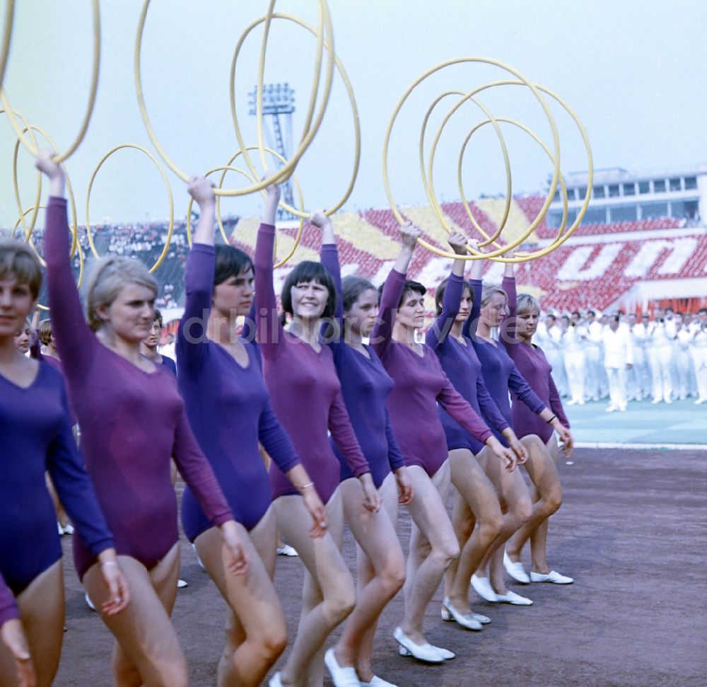 Leipzig: Sportler auf dem Turn- und Sportfest 1969 in Leipzig