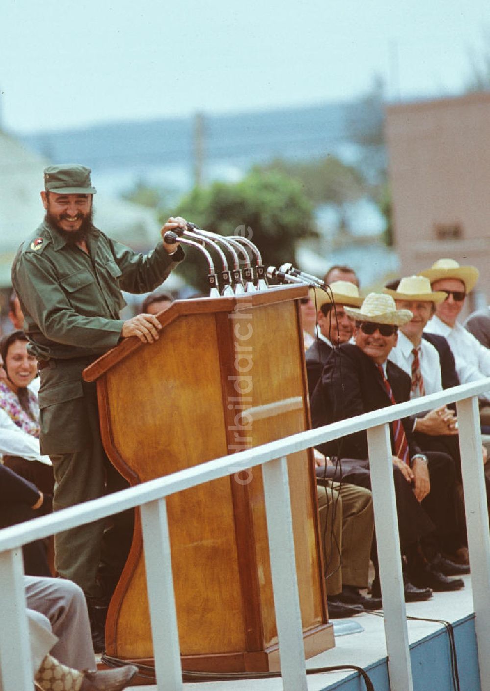 Cienfuegos: Staatsbesuch Erich Honecker 1974 in Kuba / Cuba - Cienfuegos
