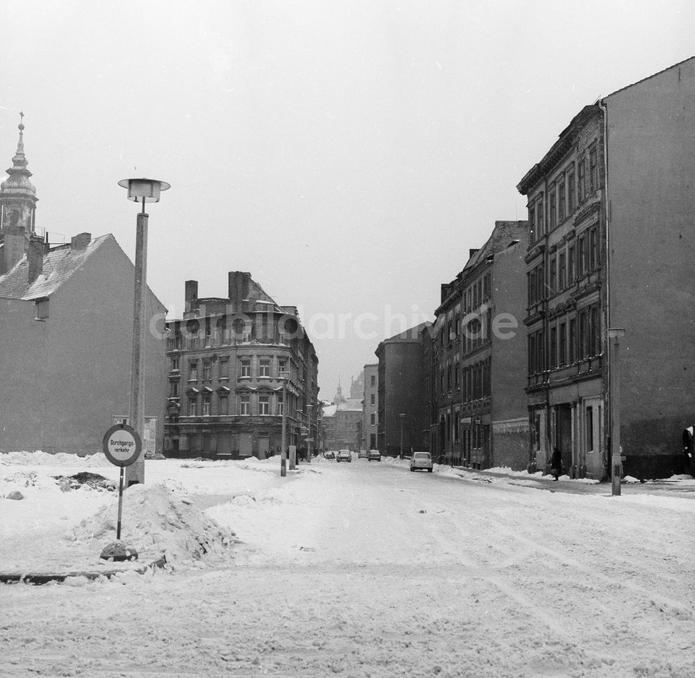 DDR-Bildarchiv: Berlin - Stadtansichten im Winter von Berlin, der ehemaligen Hauptstadt der DDR, Deutsche Demokratische Republik