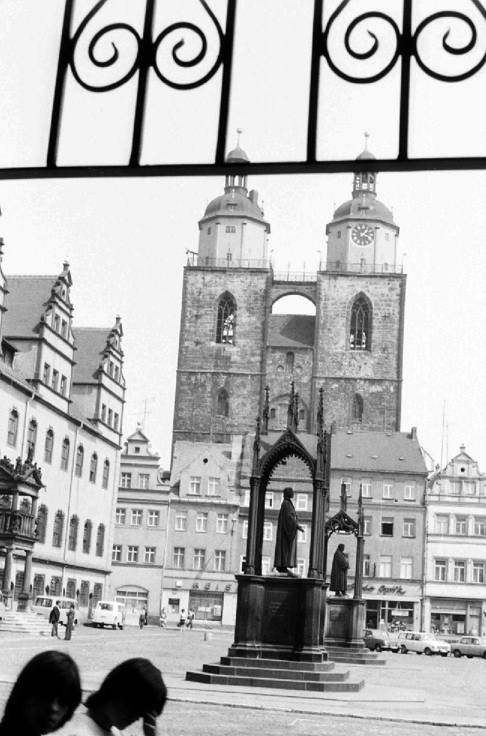 DDR-Fotoarchiv: Lutherstadt Wittenberg - Stadtrundgang General G. Göttnig besucht die Stadt Lutherstadt Wittenberg in Sachsen-Anhalt in der DDR