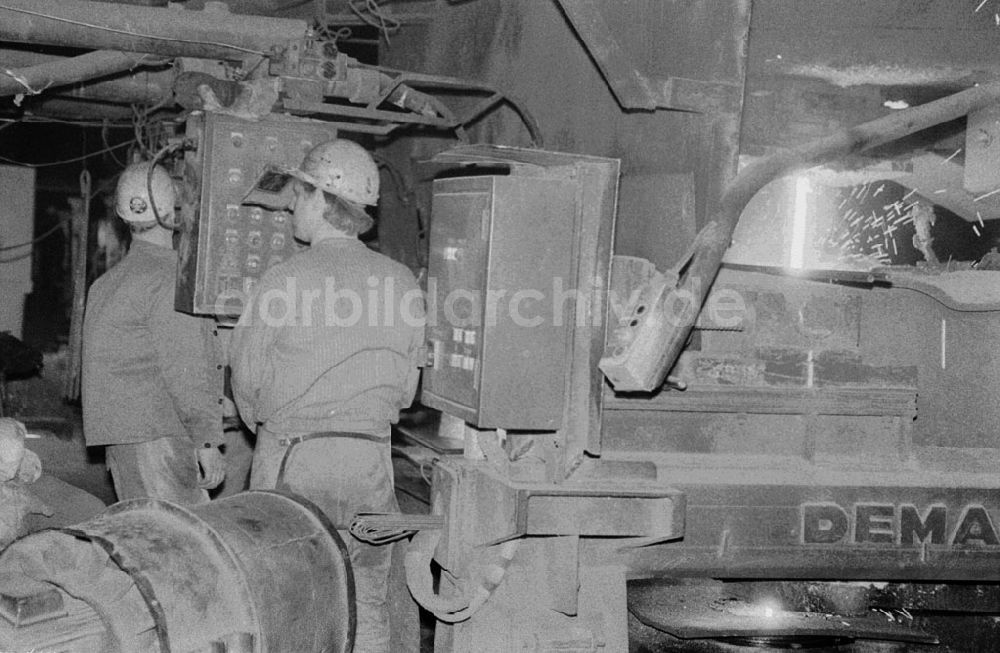 DDR-Bildarchiv: - Stahlwerk Hennigsdorf Umschlagnummer: 7496