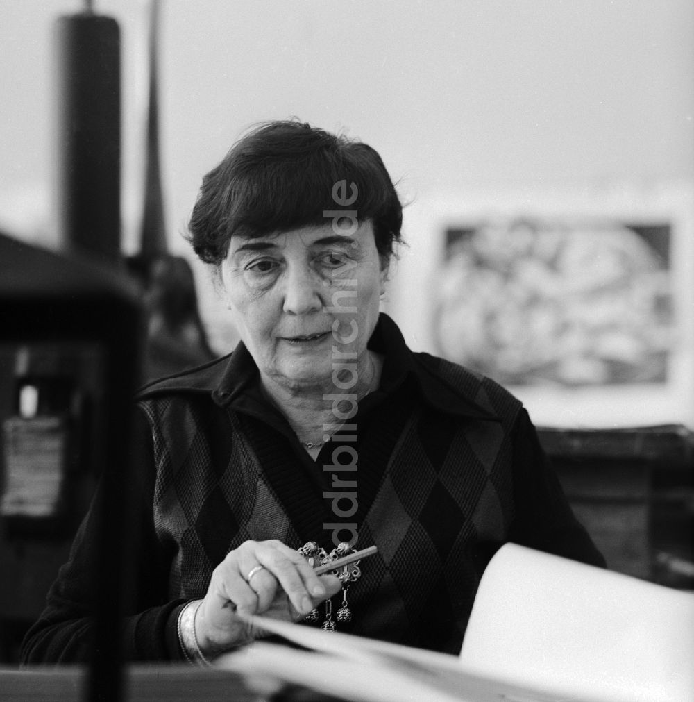 DDR-Fotoarchiv: Ückeritz - Susanne Kandt-Horn (1914 - 1996) in Ückeritz in Mecklenburg-Vorpommern in der DDR