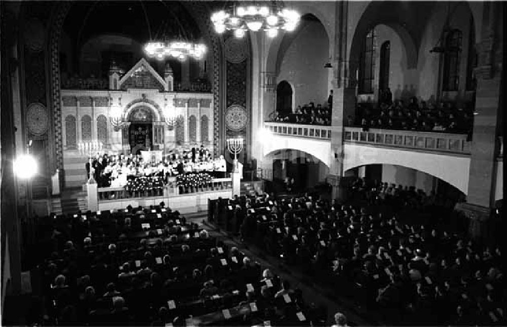 DDR-Bildarchiv: Berlin - Synagogenkonzert in der Rykestr. 53 / Berlin Foto: Bonitz