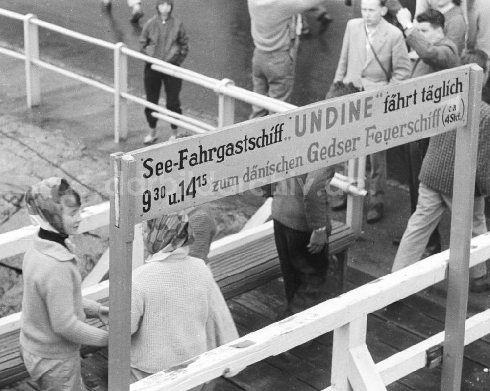 Rostock: Teilnehmer Ostseewoche, Rostock 1961