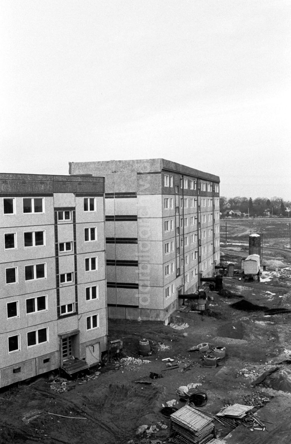 DDR-Bildarchiv: Berlin - Umstrittene Neubauprojekte in Berlin Kaulsdorf III 18.12.89 Foto: Grahn Umschlagnummer: 1525
