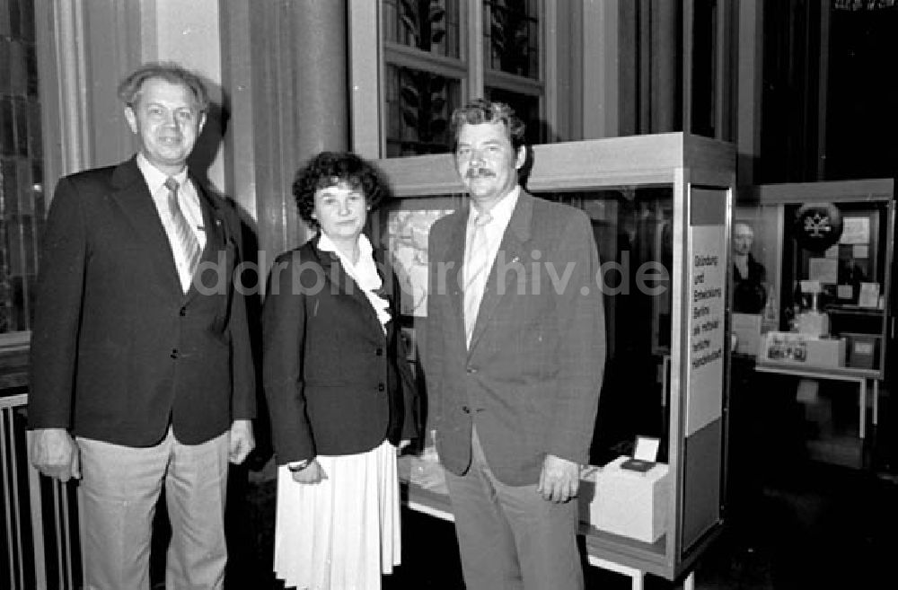 DDR-Bildarchiv: Berlin - 31.05.1986 und 1.06.1986 Empfang beim Oberbürgermeister Krack im