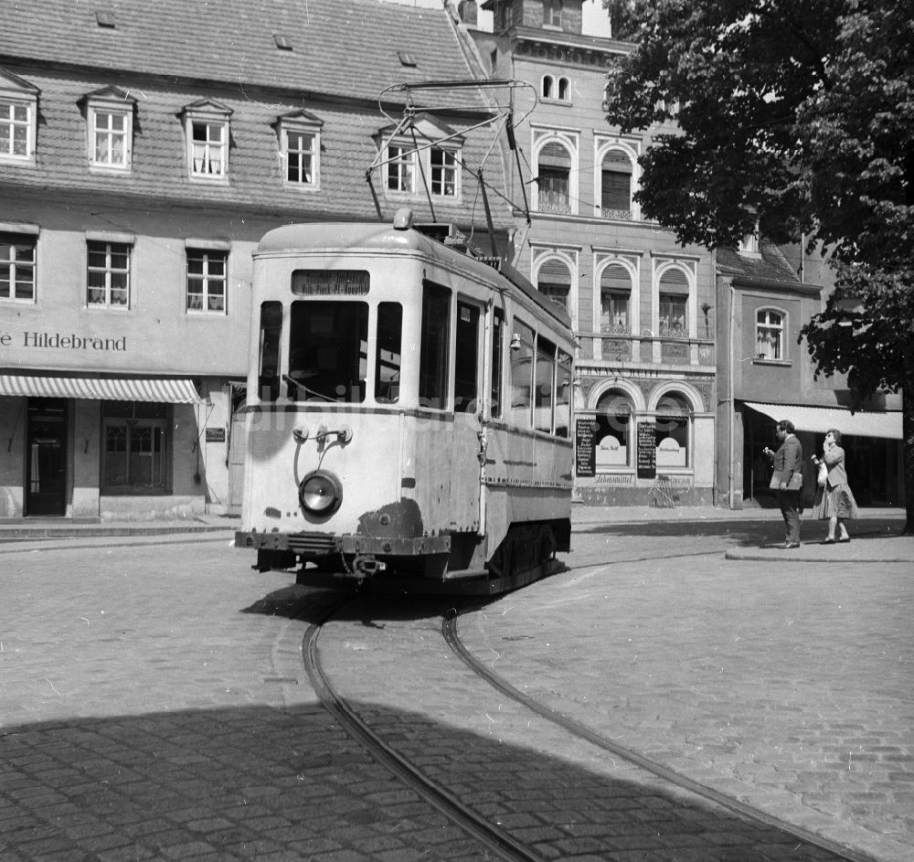 Naumburg (Saale): Unstrutbahn / Straßenbahn Naumburg in Naumburg (Saale) in Sachsen-Anhalt in der DDR