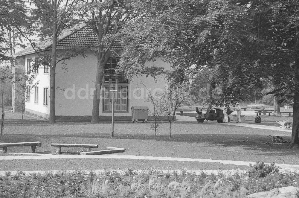 Joachimsthal: Unterkunftshaus auf dem Gelände der Pionierrepublik Wilhelm Pieck am Werbellinsee in Joachimsthal in Brandenburg in der DDR