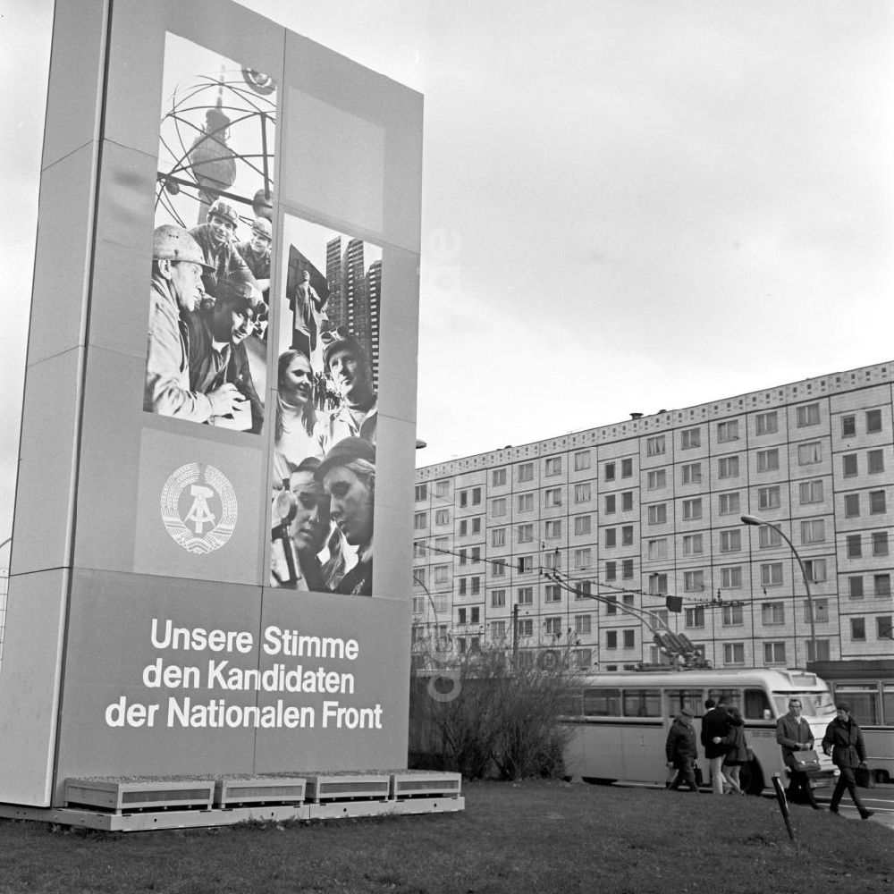 DDR-Fotoarchiv: Berlin - Wahlen zur Volkskammer in Berlin