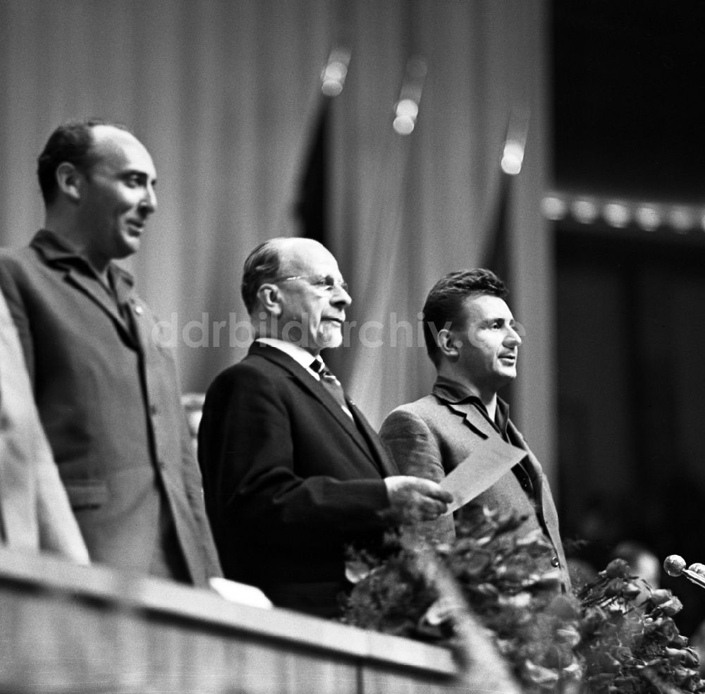 Berlin: Walter Ulbricht, Staatsratsvorsitzender der DDR, in Ostberlin in der DDR