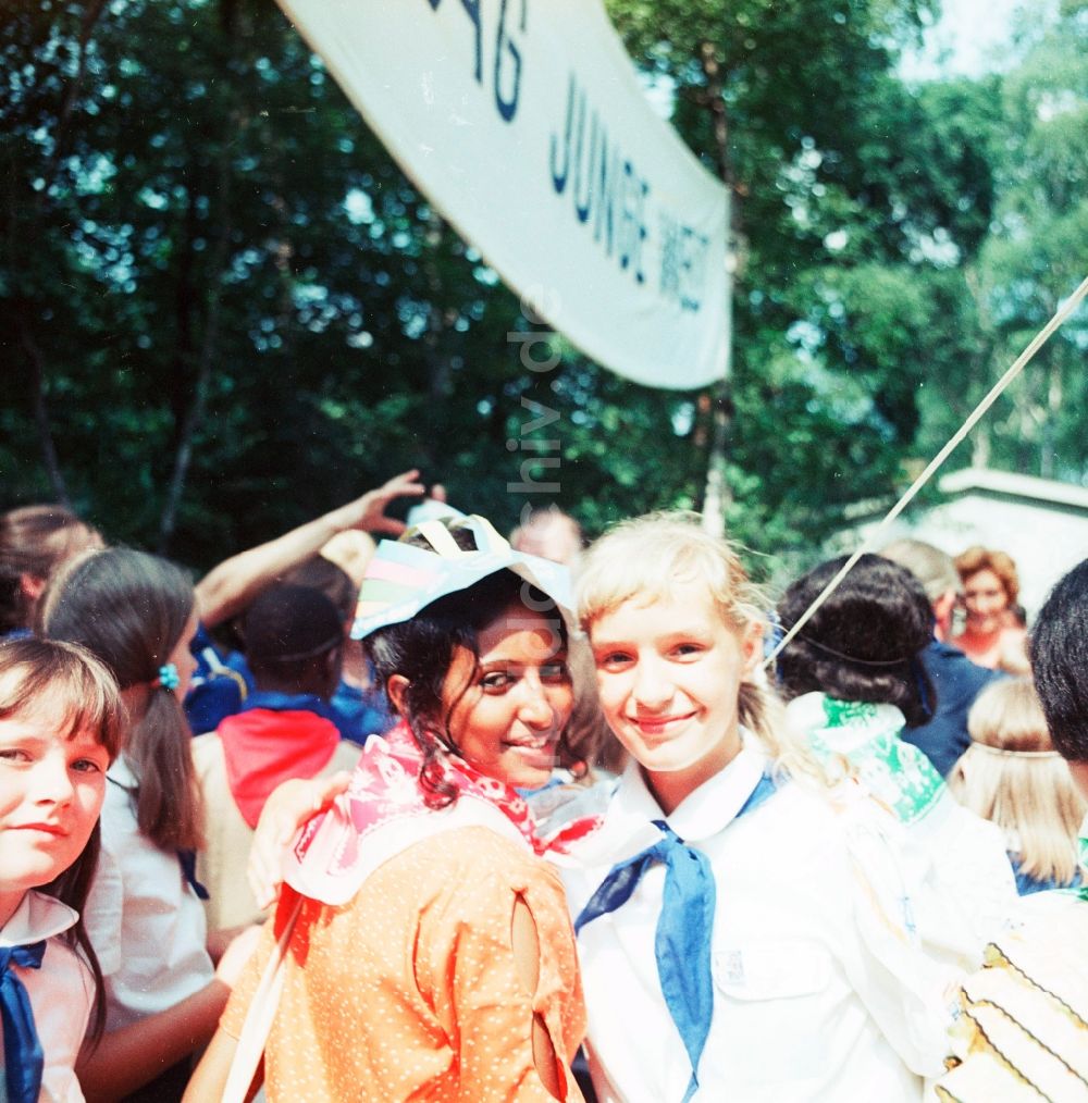 Berlin: Weltfestspiele der Jugend und Studenten in Berlin, der ehemaligen Hauptstadt der DDR, Deutsche Demokratische Republik