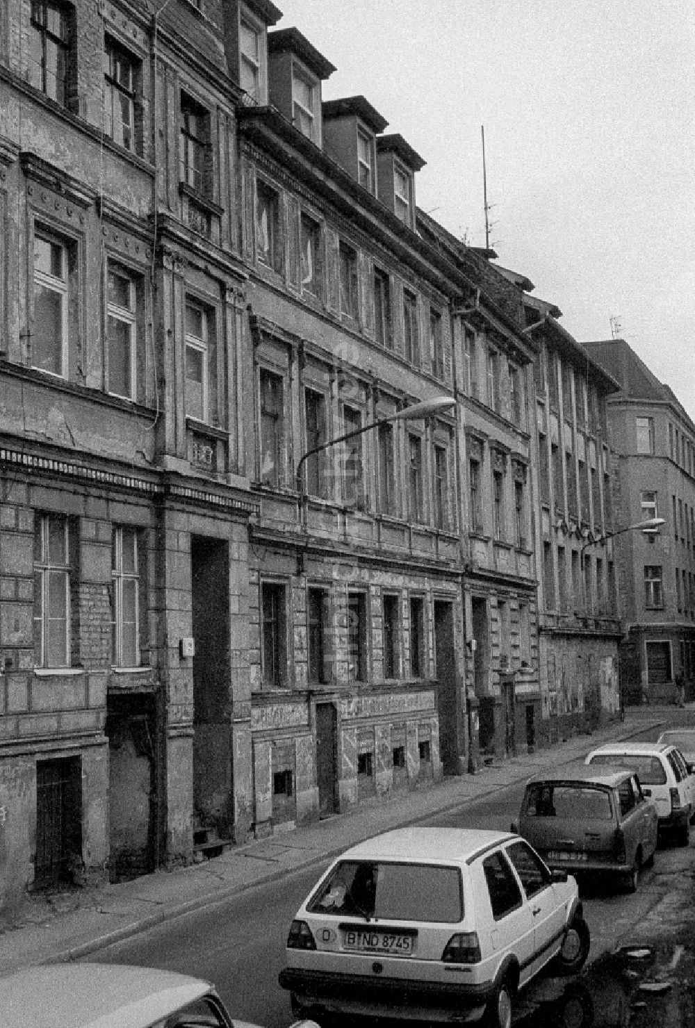 DDR-Fotoarchiv: Berlin - Wohnsiedlung im Scheunenviertel in Berlin in der DDR