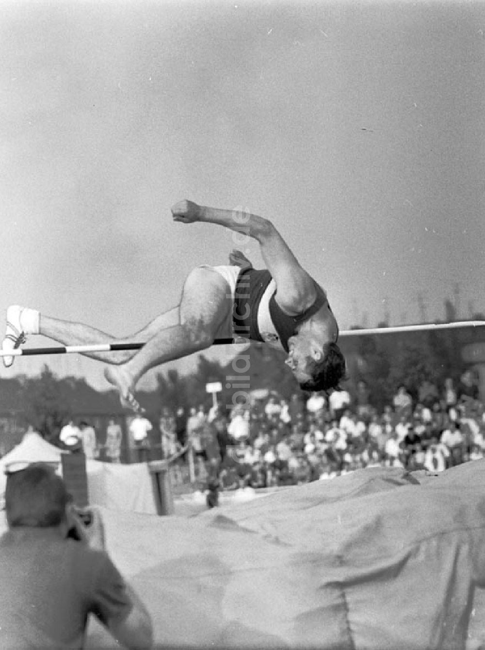 DDR-Bildarchiv: Halle - XX. Leichtathletik Meisterschaft Halle Manfred Tiedtke (10 Kampf) Foto unbekannt