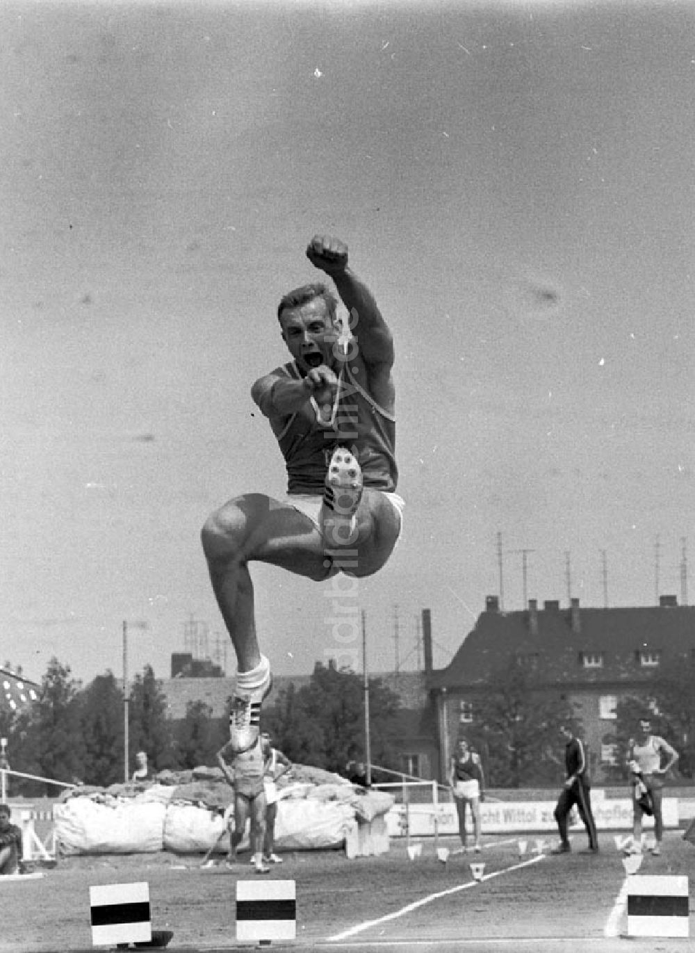 DDR-Bildarchiv: Halle - XX. Leichtathletik Meisterschaft Halle Max Klauß (10 Kampf) Foto unbekannt