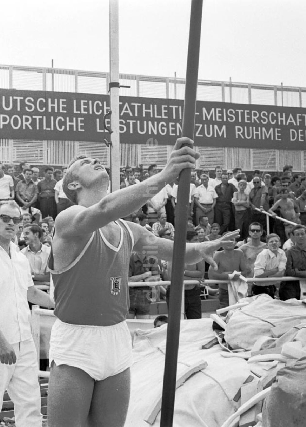 DDR-Fotoarchiv: Halle - XX. Leichtathletik Meisterschaft Halle Max Klauß (10 Kampf) Foto unbekannt