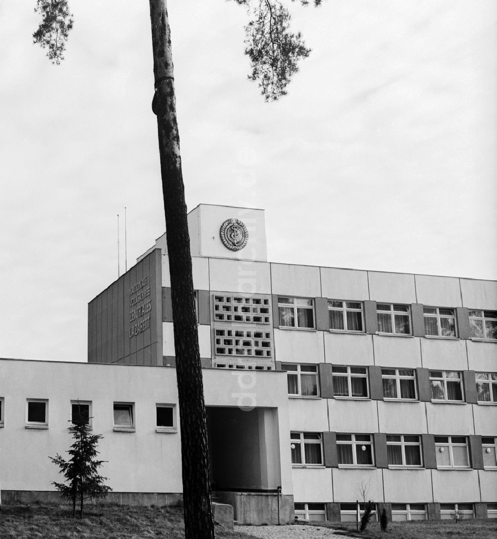DDR-Bildarchiv: Bad Saarow - Zentrales Lazarett der Nationalen Volksarmee, NVA, in Bad Saarow in Brandenburg in der DDR